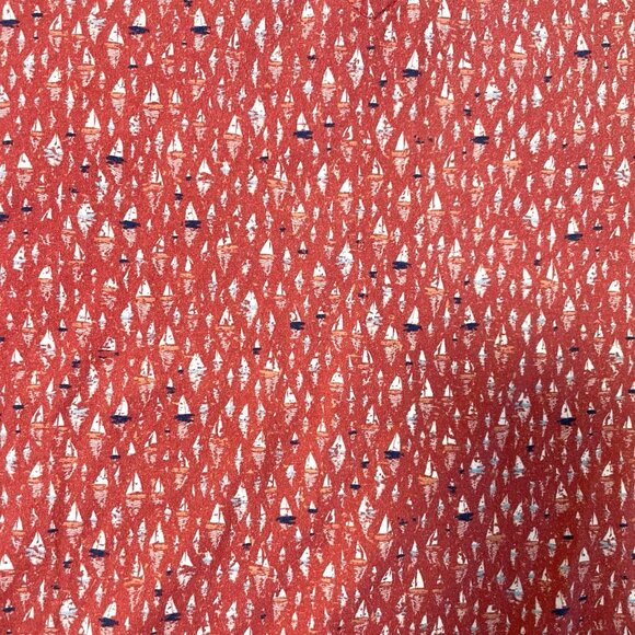 Peter Millar Seaside Sailboat Polo Shirt Summer Vacation Pima Cotton size Large - Picture 4 of 5